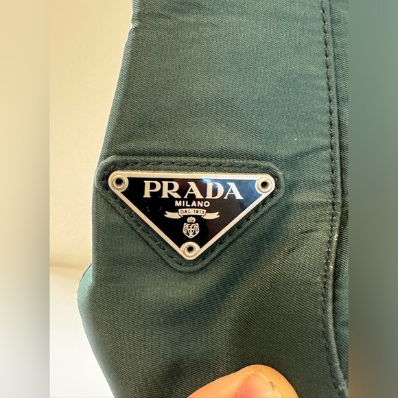 Prada Green Mini Tote Top-Handle - Picture 5 of 12